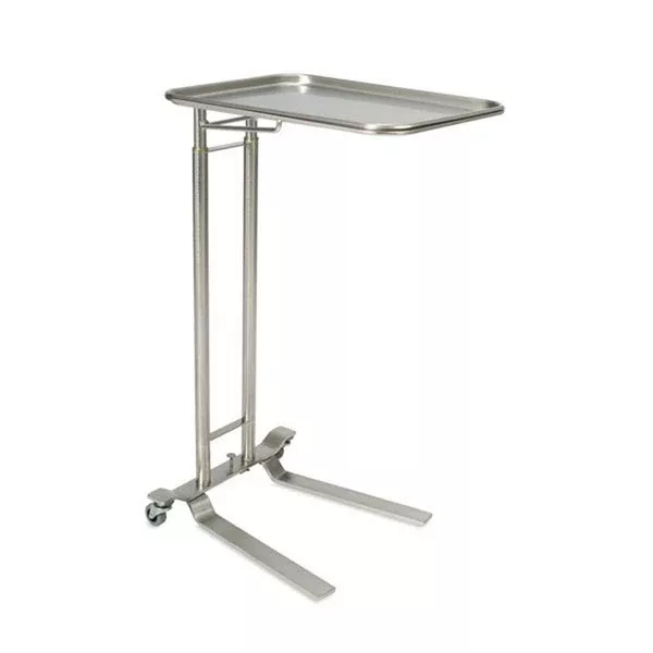 Stainless Steel Mayo Stand with Extra-Large Tray With Extra-Large Tray • Tray size: 25"L x 20"W ,1 Each
