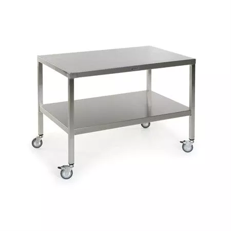 Stainless Steel Table with Lower Shelf 30"W x 72"L x 35"H