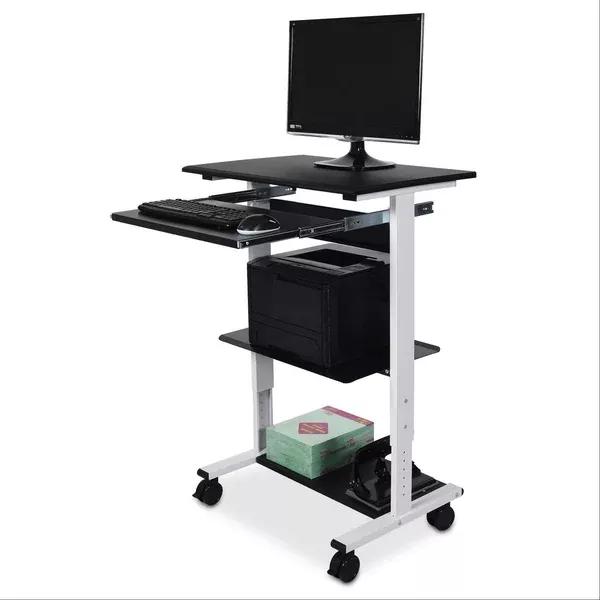 Stand Up Workstation 29.5" W x 34.5"- 45.5" H x 20" D ,1 Each