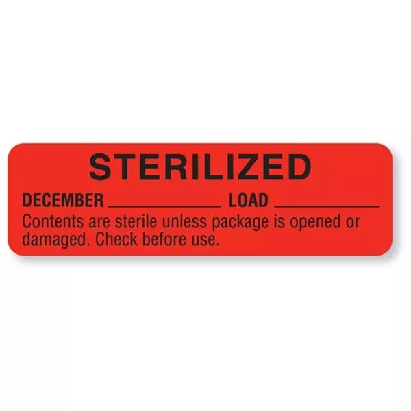 Sterilized and Sterilized Expiration Labels April • Yellow ,320 / roll
