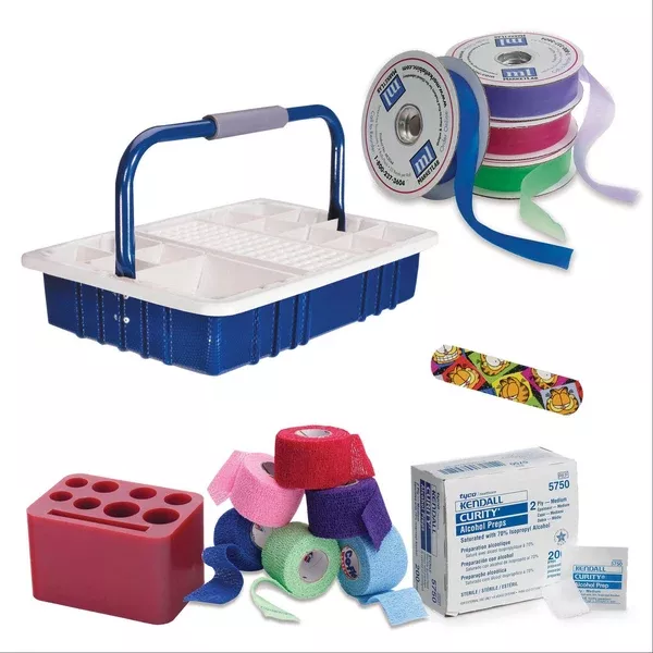 Stocked Phlebotomy Tray Bundle 13mm Stocked Phlebotomy Trays Bundle, Blue ,1 Each