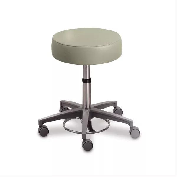 Stool with Stitched Upholstery With Back • Stitched Upholstery • 24"H ,1 Each