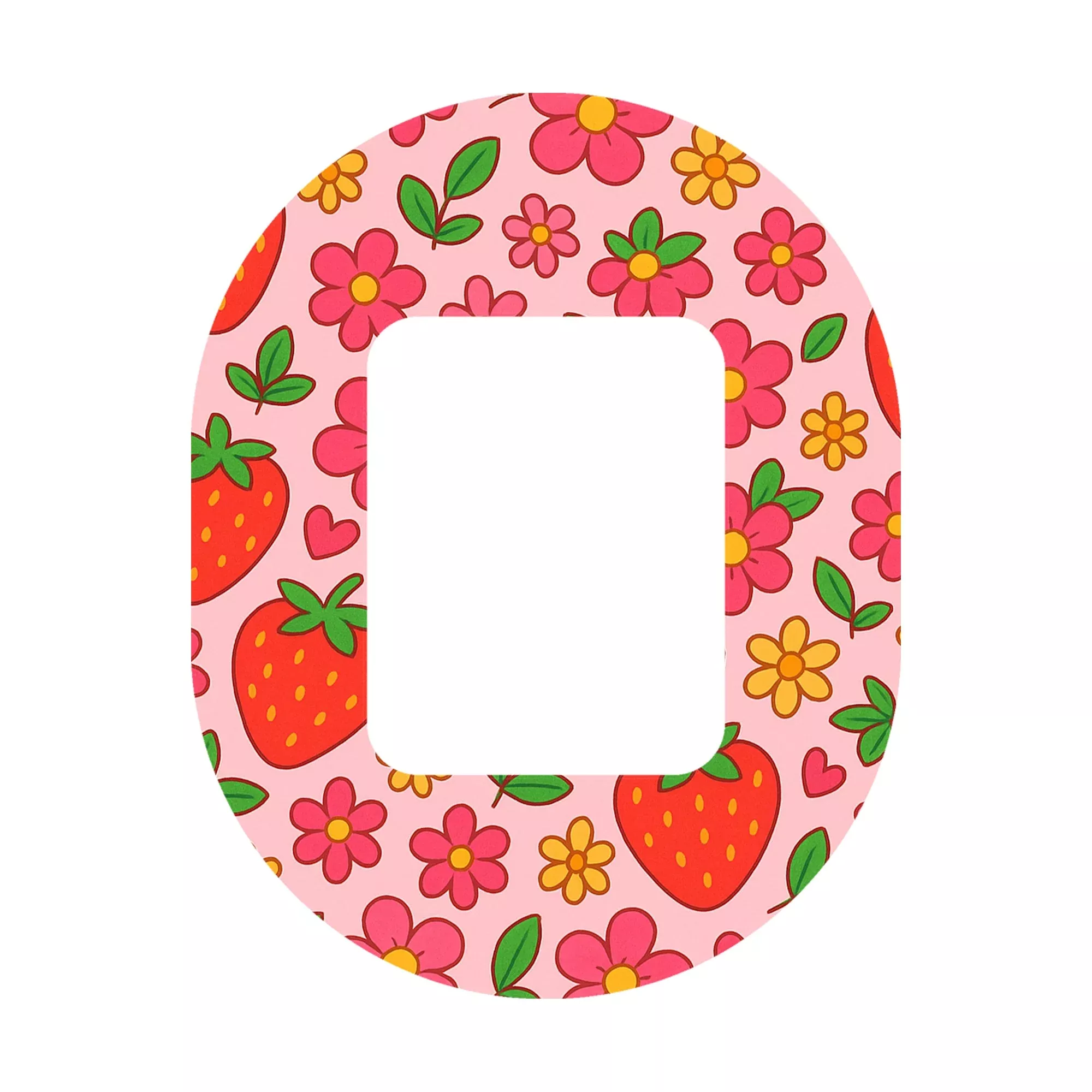 Strawberry Garden Tandem Mobi Decorative Patch Tape - Pump Peelz