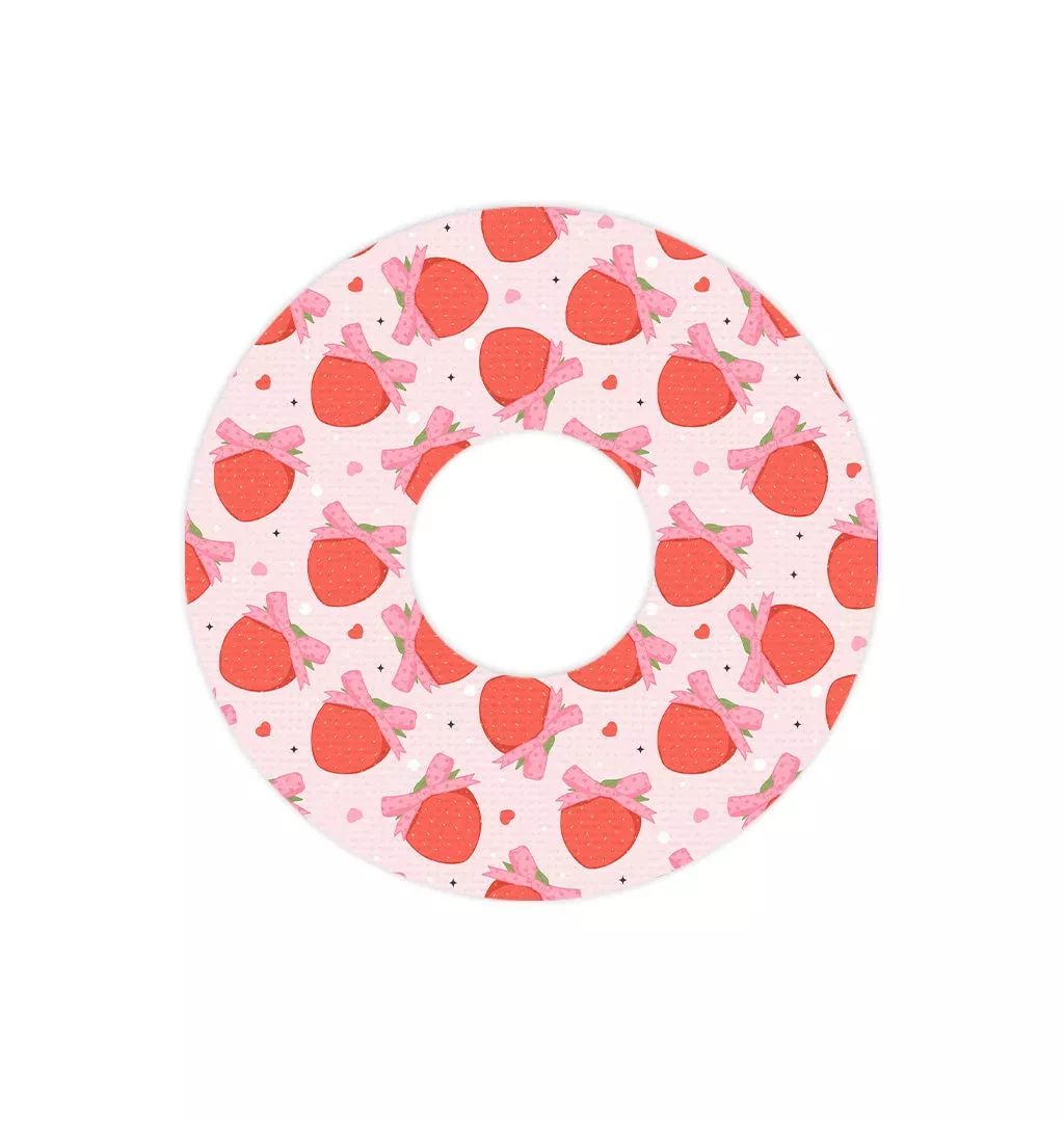 Strawberry Kisses FreeStyle Libre 3 Plus & LingoPatch Tape - Pump Peelz