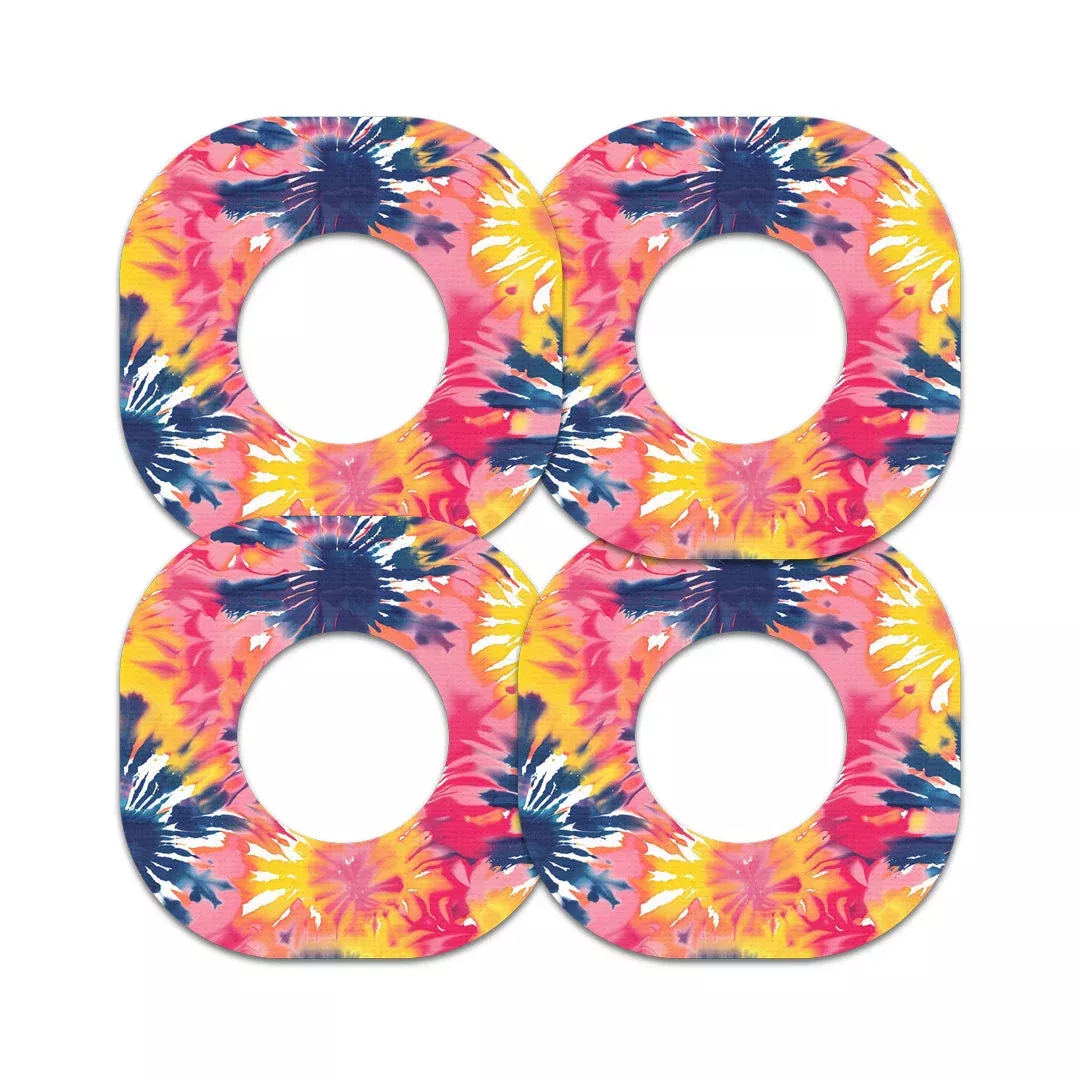 Summer Tie Dye Dexcom G7 and Stelo Patch Tape - Pump Peelz