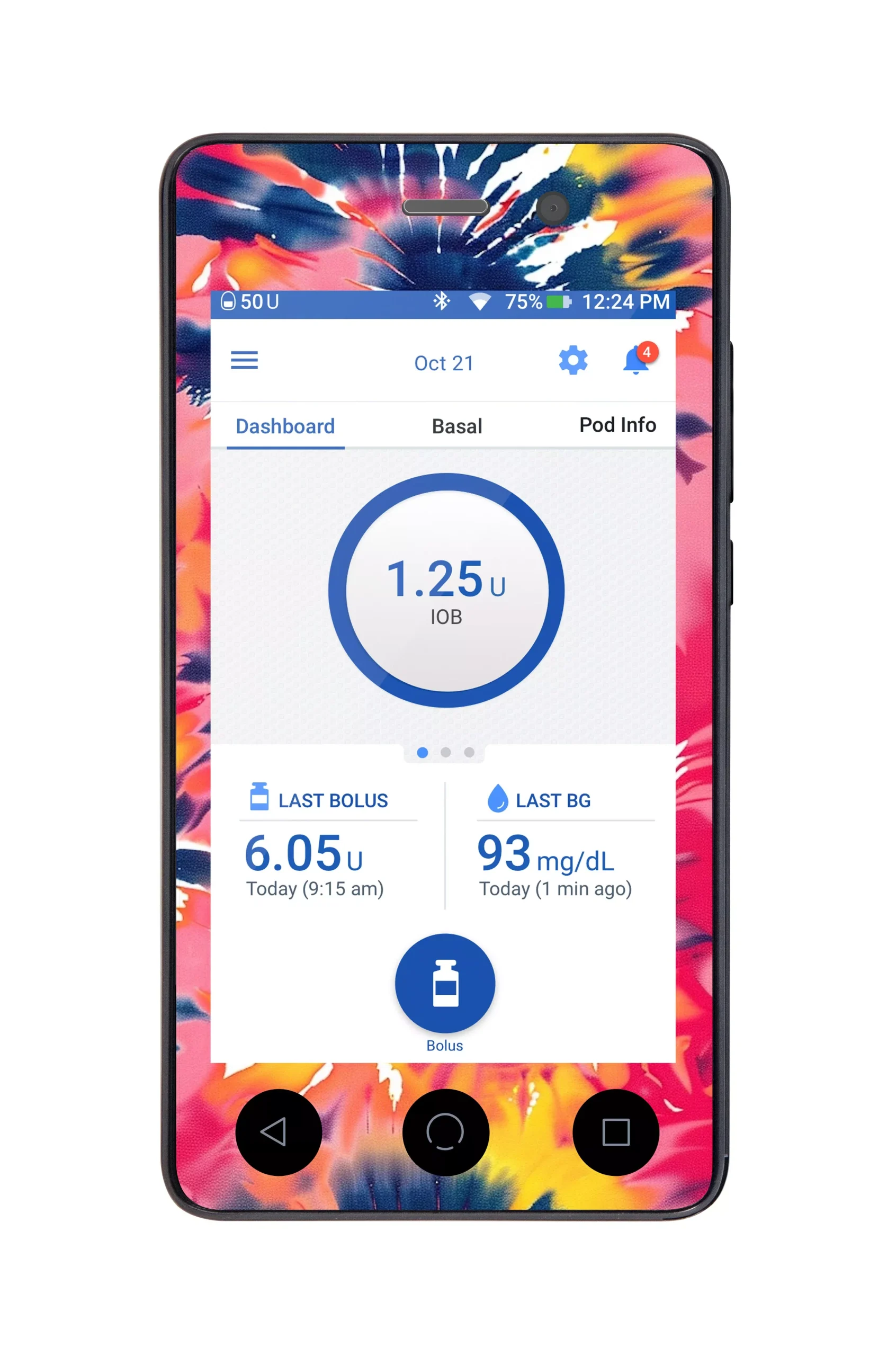 Summer Tie Dye Sticker for Omnipod DASHPDM – Pump Peelz