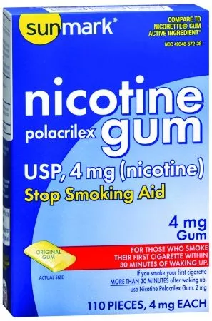Sunmark Polacrilex Nicotine Gum