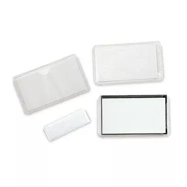 SuperScan Clear Label Holder Adhesive • for Labels Size 2.625"W x 1"H ,Pack oF 25