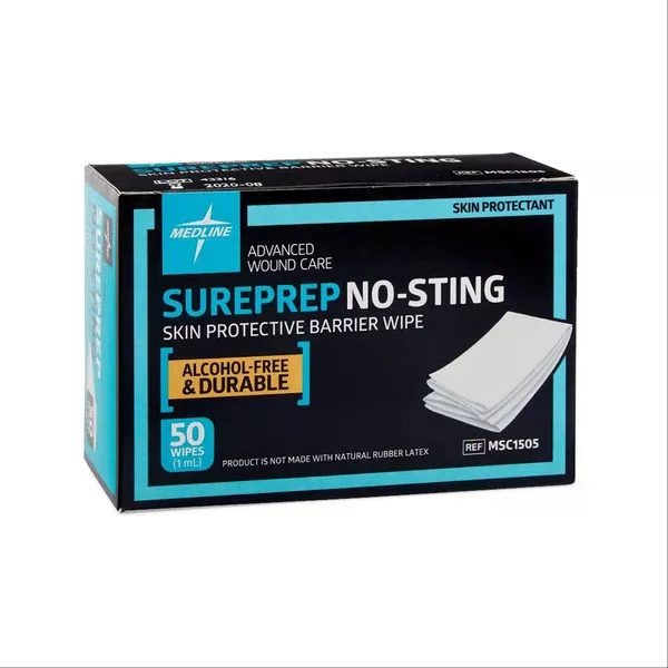 Sureprep No-Sting Skin Protective Barrier 1mL Wipe ,50 / pk