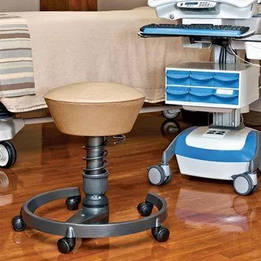 Swopper Ergonomic Stool With Casters • Fabric ,1 Each