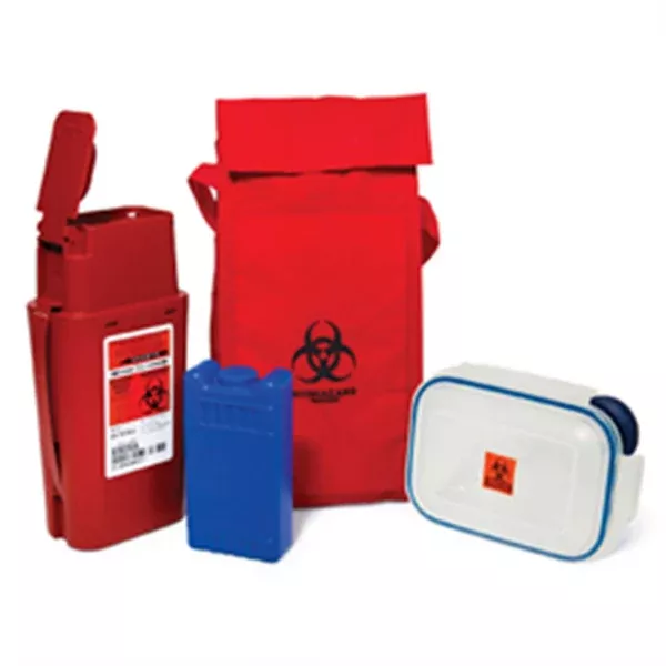 Syringe and Sample Mini Transport Tote Syringe and Sample Mini Transport ,1 Each