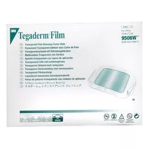 Tegaderm Film 9506W | 4 x 4-3/4 by 3M