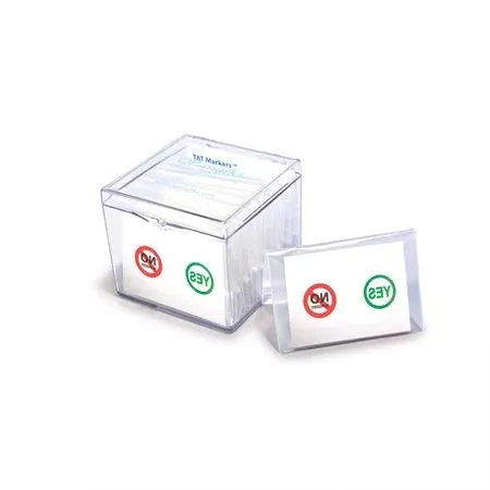 Temp Site Tattoo YES" - 1/2" - Green