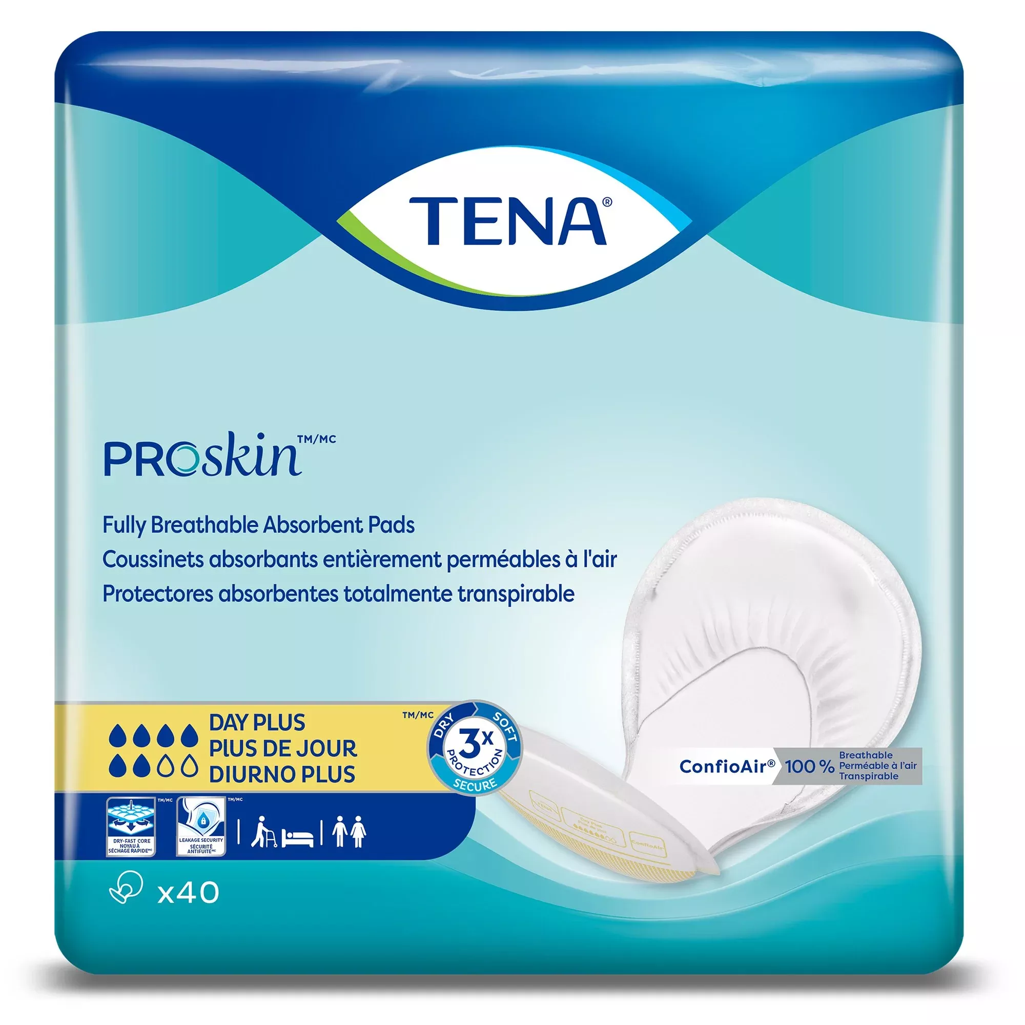 Tena Day Plus™ Fully Breathable Absorbent Incontinence Pad