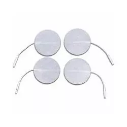 TENS Cloth Carbon Electrode, 2" x 2" Square. 4 PACK