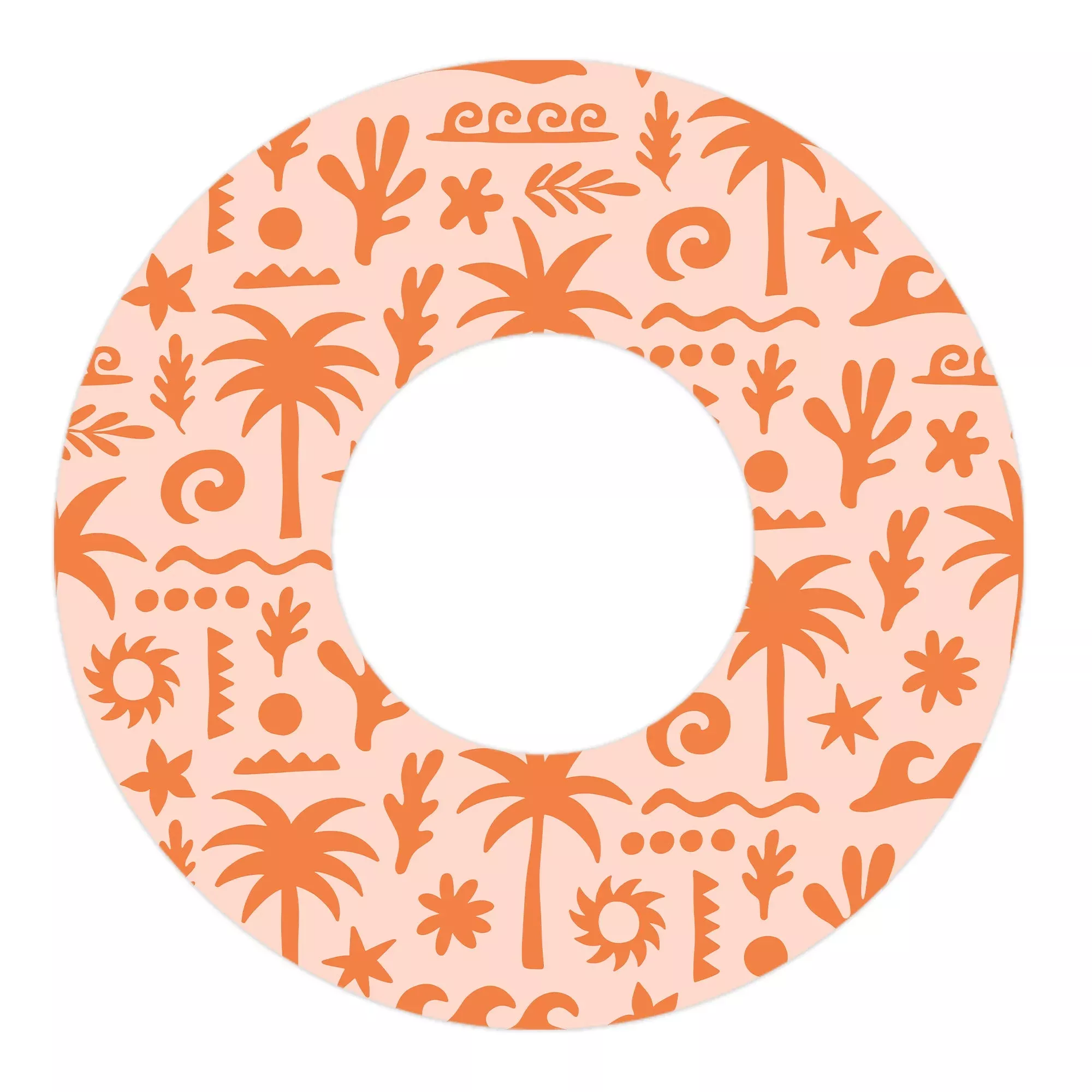 Terracotta Tides Freestyle Libre 2 Patch Tape - Pump Peelz