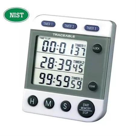 Three-Line Alarm Timer with Memory Three-Line Alarm Timer with Memory • 2.75"W x 0.5"D x 3.25"H ,1 Each