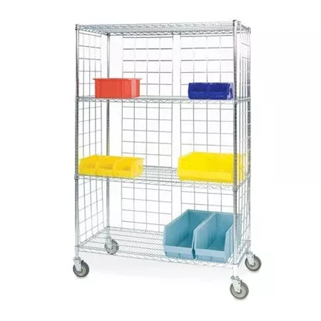Three-Sided Enclosed Cart 60"W x 18"D x 69"H