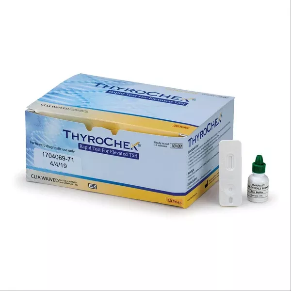 Thyroid Hormone POC Rapid Test Kit Thyroid Hormone Testing Kits • CLIA Waived ,20 / pk