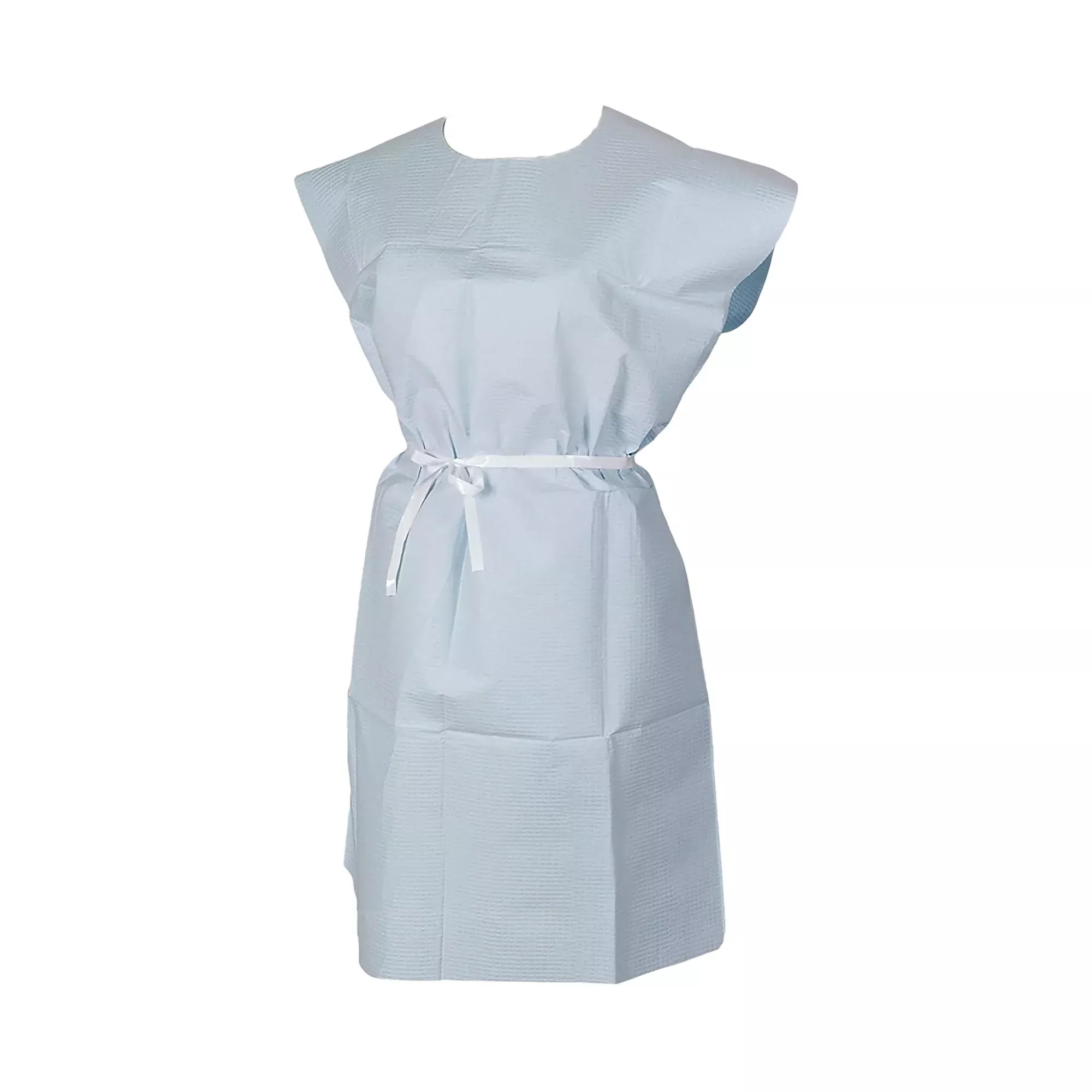 Tidi Patient Ultimate Exam Gown, 40 x 40 Inch, Blue