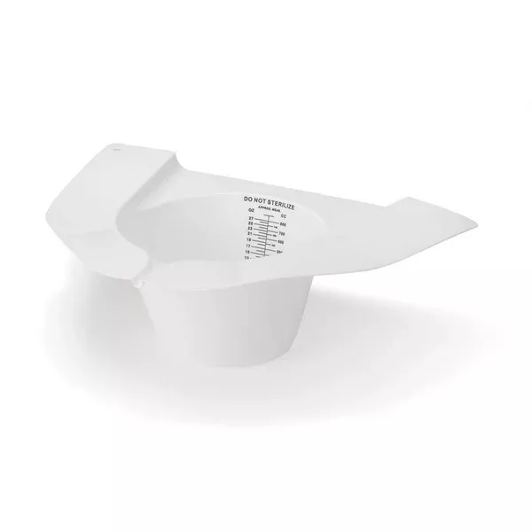 Tiger Medical Commode Specimen Collection Pan 800cc Specimen Container ,100 per Paxk
