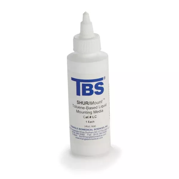 Tissue Mounting Media 4oz Twist Spout Disposable Bottle ,1 Each