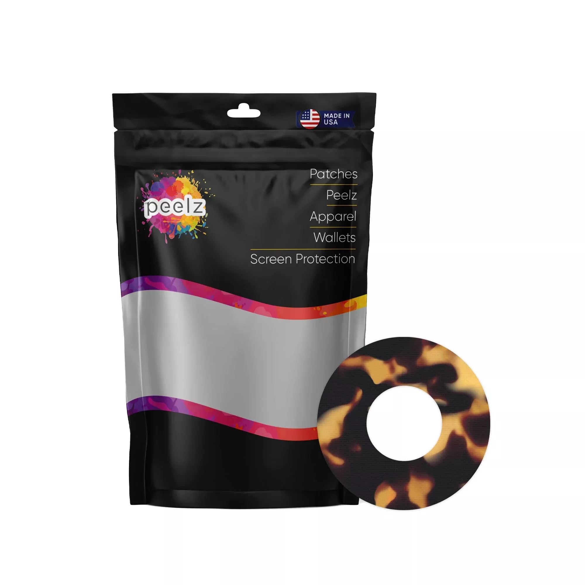 Tortoise Shell PatchTape Designed for the FreeStyle Libre 2
