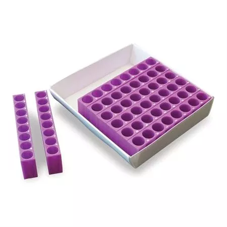 TracRack Cryo Storage Boxes TracRack Micro Cryo Storage Box • Holds 64 x 0.2/0.5mL Conical ,1 Each