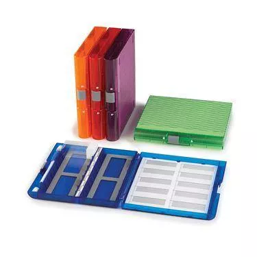 Translucent Slide Boxes 100-Place Translucent Slide Box ,1 Each