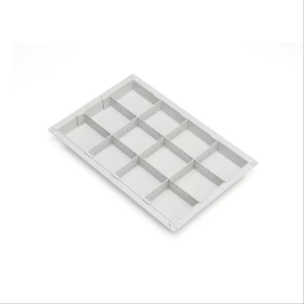 Trays and Baskets for Multi Drawer Procedure and Supply Carts 2" Tray • 3 Short and 2 Long Dividers ,1 Each