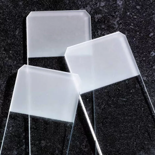 Two-Side Frost Premium Slides with Clipped Corners and Beveled Edges Clipped Corners and Beveled Edges ,1440 Per Pack