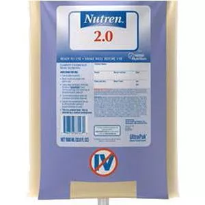 UltraPak Nutren Calorically Dense Liquid Nutrition 1000mL Bag