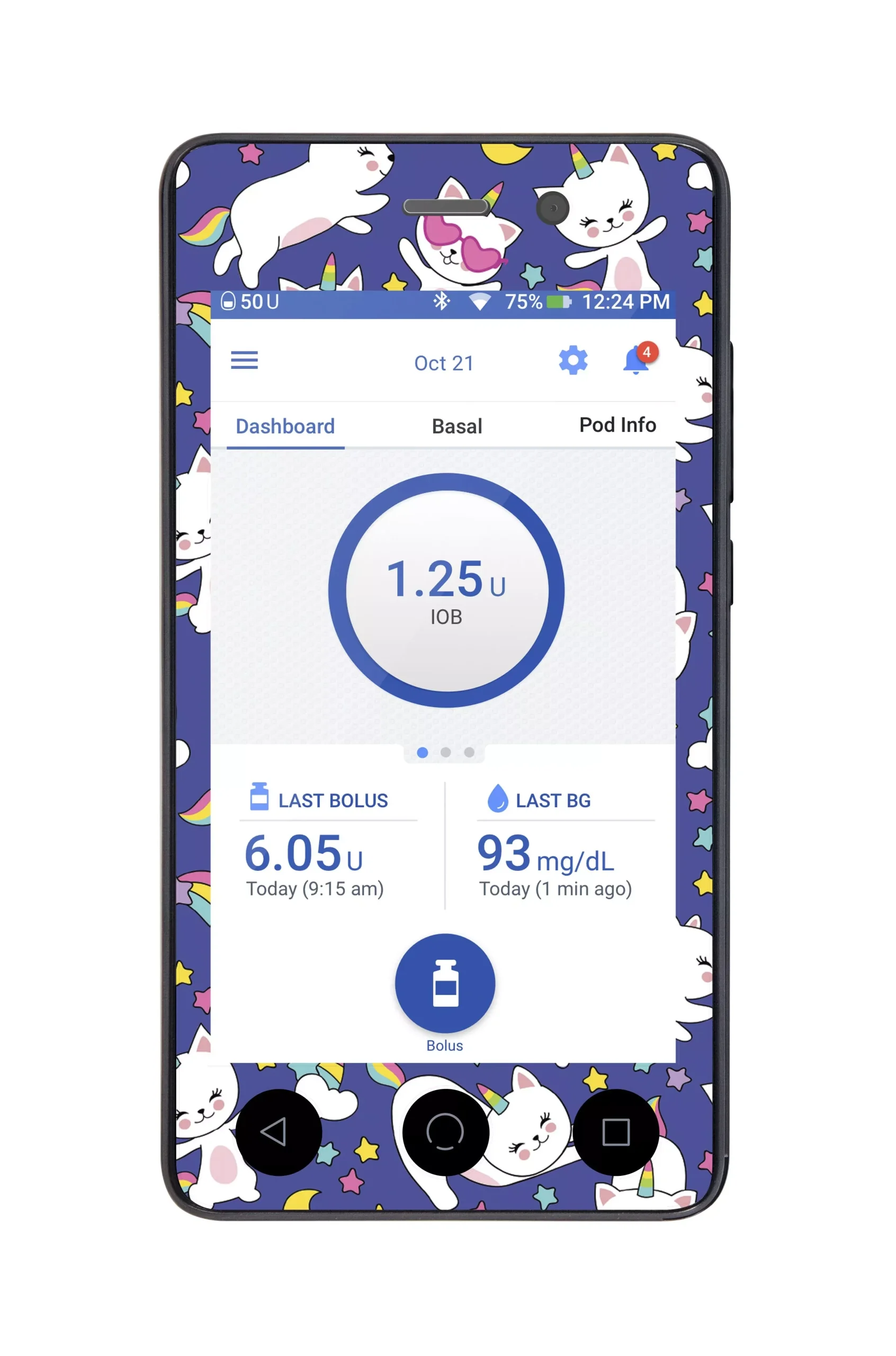 Unicorn Cats Sticker for Omnipod DASH PDM – Pump Peelz