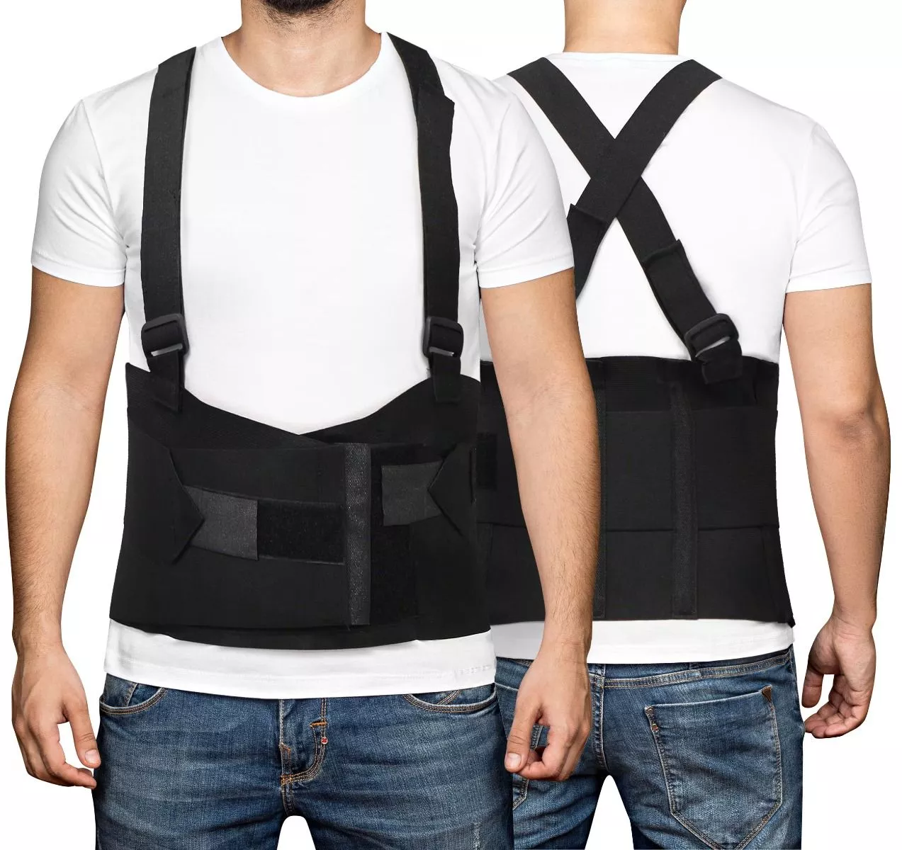 Universal Back Support Tension Pull Straps