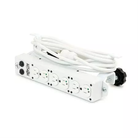 Universal Mounting Bracket With 6 Outlet Power Strip