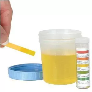 Universal pH Strip with Four Colored Squares
