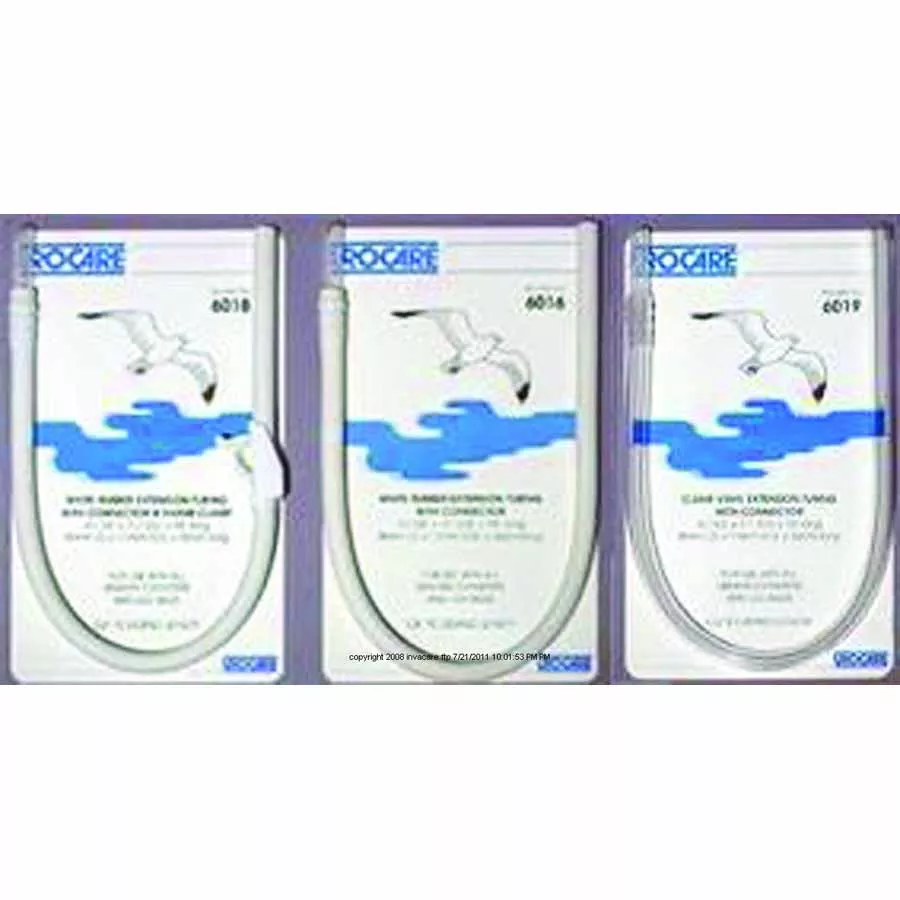 Urocare Clear Vinyl & White Rubber Drainage & Extension Tubing