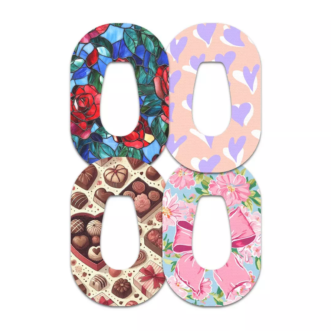 Valentine Variety Pack Dexcom G6 Patch Tape - Pump Peelz