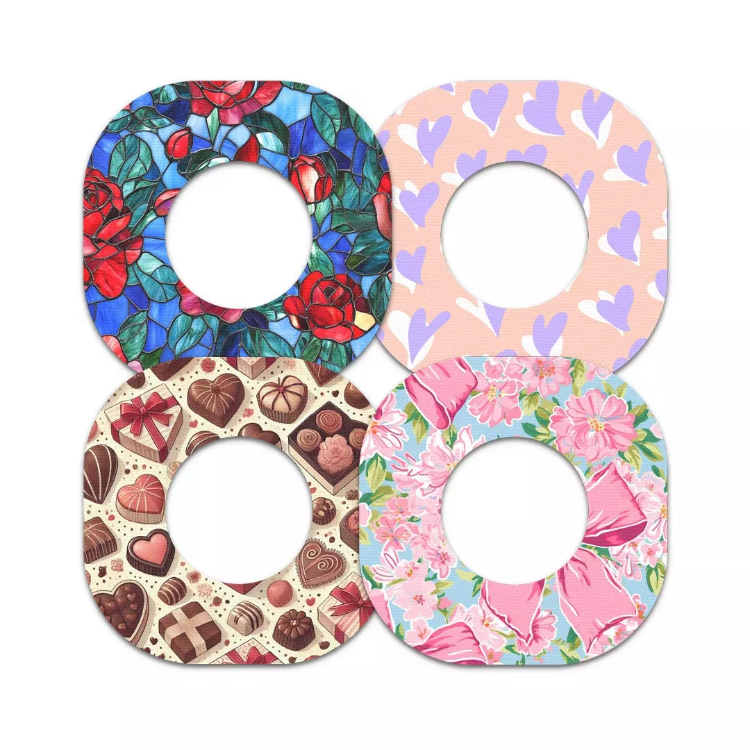 Valentine Variety Pack Dexcom G7 and Stelo Patch Tape - Pump Peelz