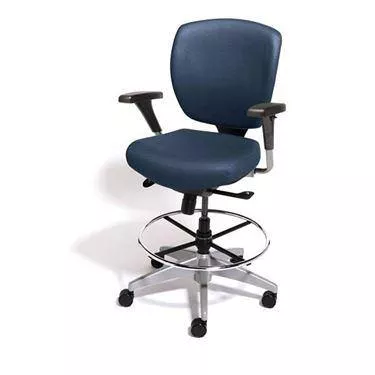 Vinyl Ever Task Stool with Arms With Arms • Vinyl ,1 Each