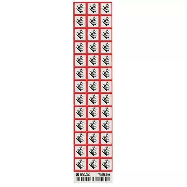 Vinyl GHS ENVIRONMENTAL Labels 0.625" • Vinyl ,39 / pk