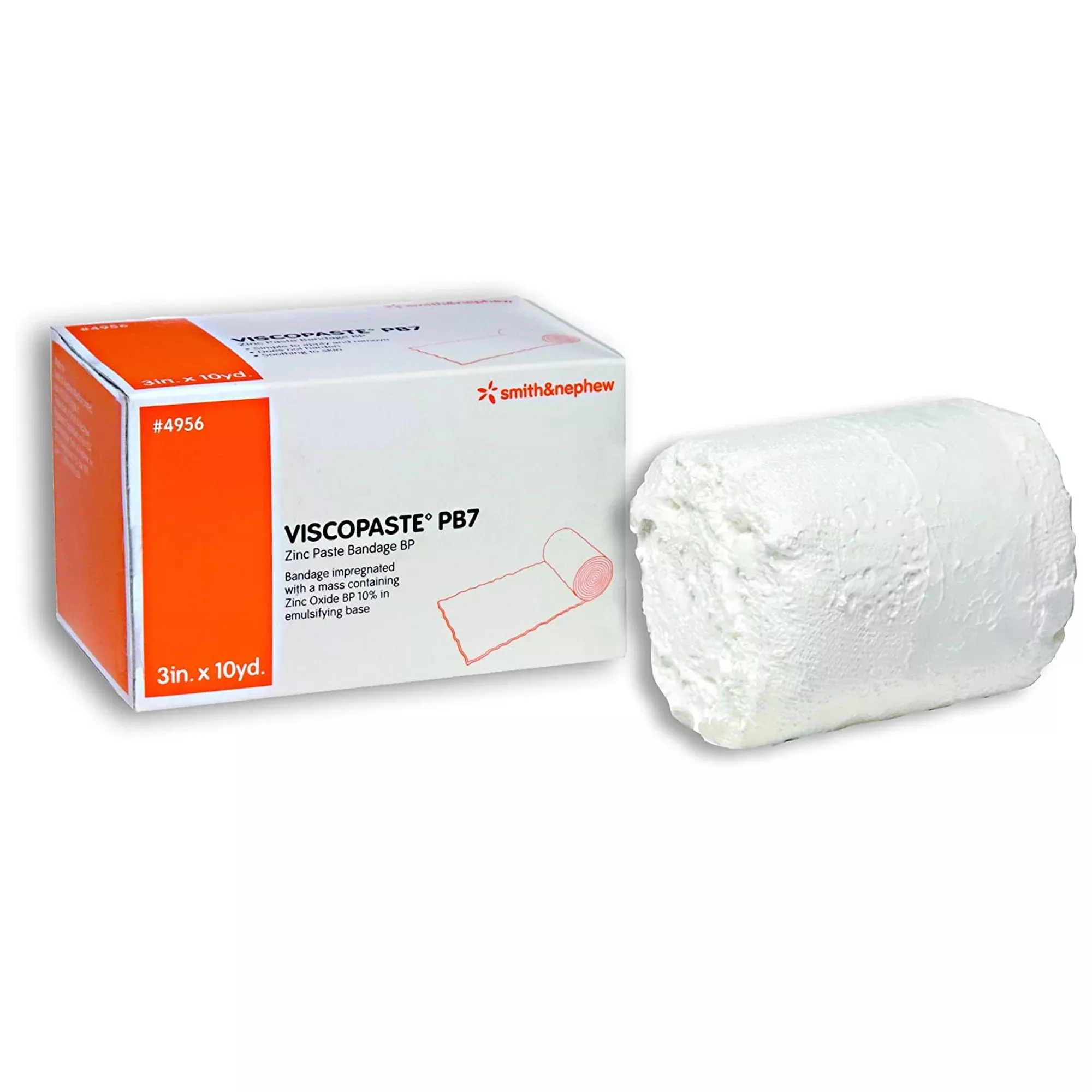 Viscopaste PB7 Zinc Impregnated Dressing, 3 Inch x 10 Yard