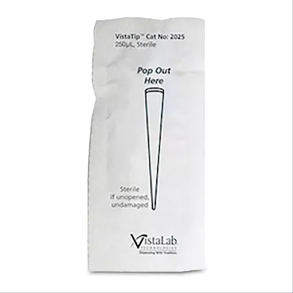 VistaTip Sterile Pipette Tips 200?L • Individually wrapped ,200 / pk