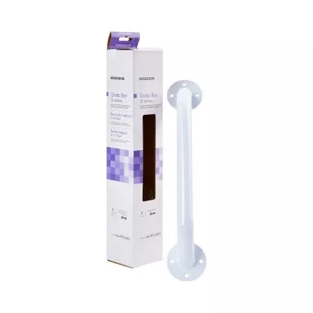 Wall Grab Bar McKesson White Steel - M-1065235-1340 - Each