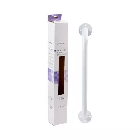 Wall Grab Bar McKesson White Steel - M-1065236-3650 - Case of 3