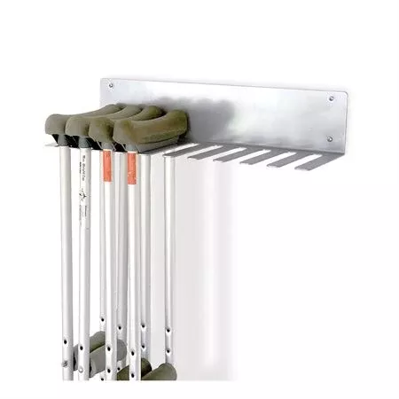 Wall Mounted Crutch Storage Rack Wall Mounted Crutch Storage Rack • 18"W x 7"D x 4"H ,1 Each