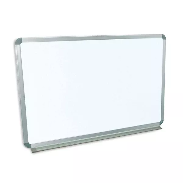 Wall-Mounted Magnetic White Boards 36"W x 24"H ,1 Each