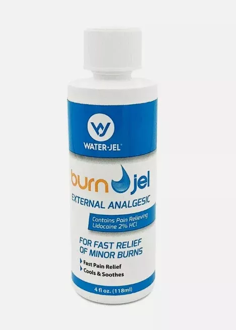 Water Jel Burn Jel Squeeze Bottle - 4 oz (24 Bottles/Case)