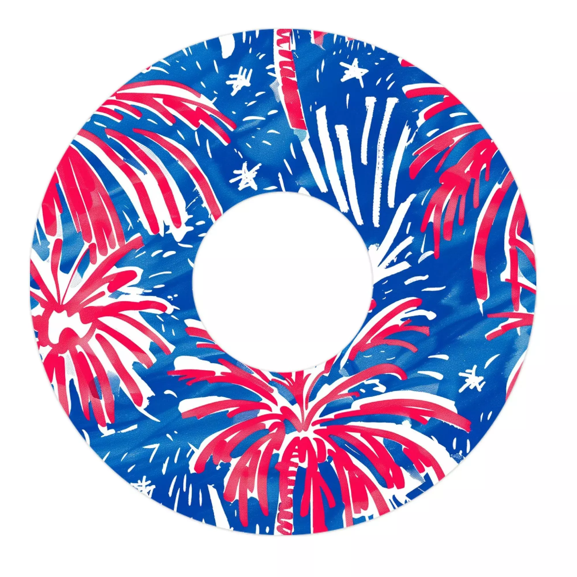 Watercolor Fireworks Patch FreeStyle Libre 3 Plus & LingoPatch Tape - Pump Peelz