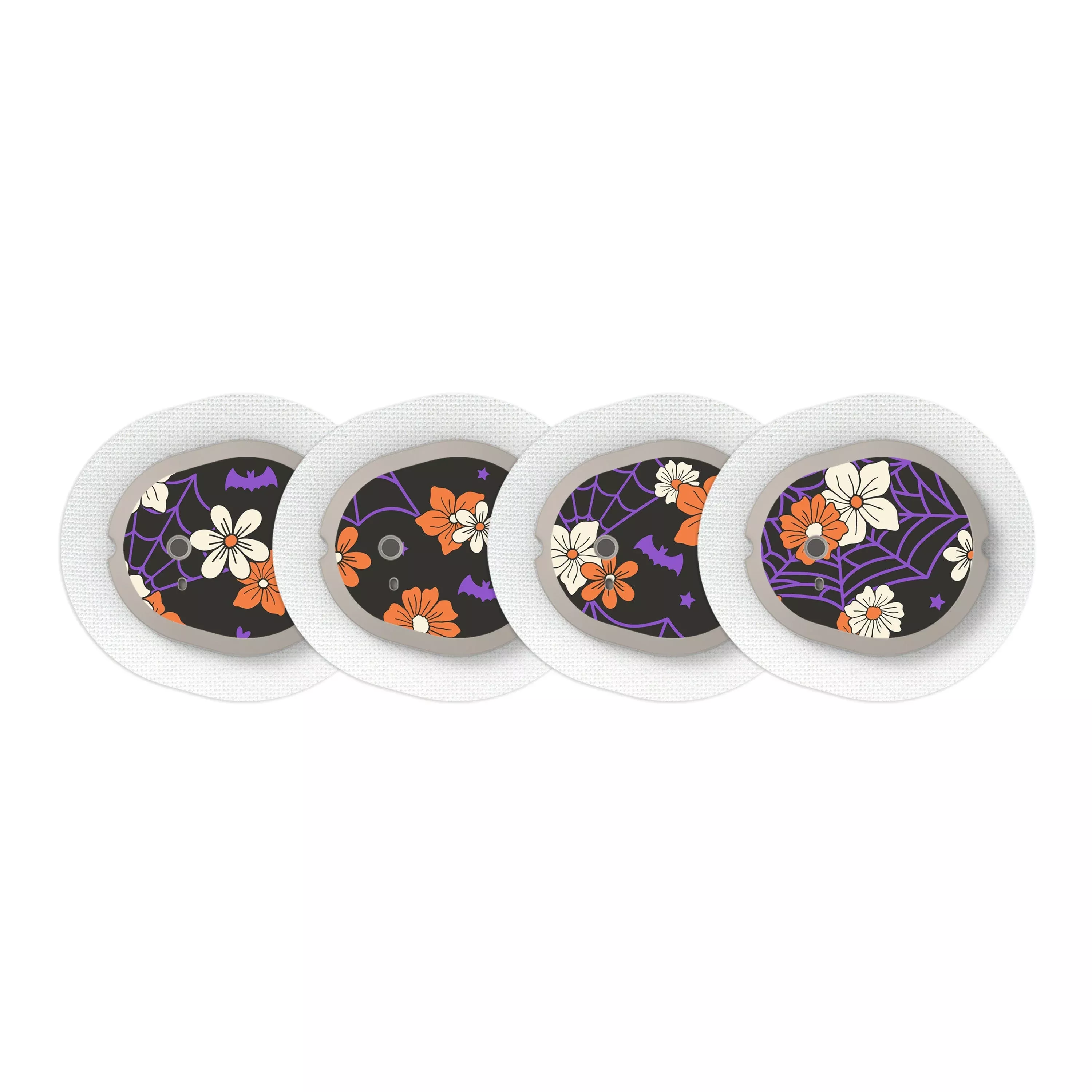 Webbed Flowers Designed for the DEXCOM G7 and Stelo Transmitter